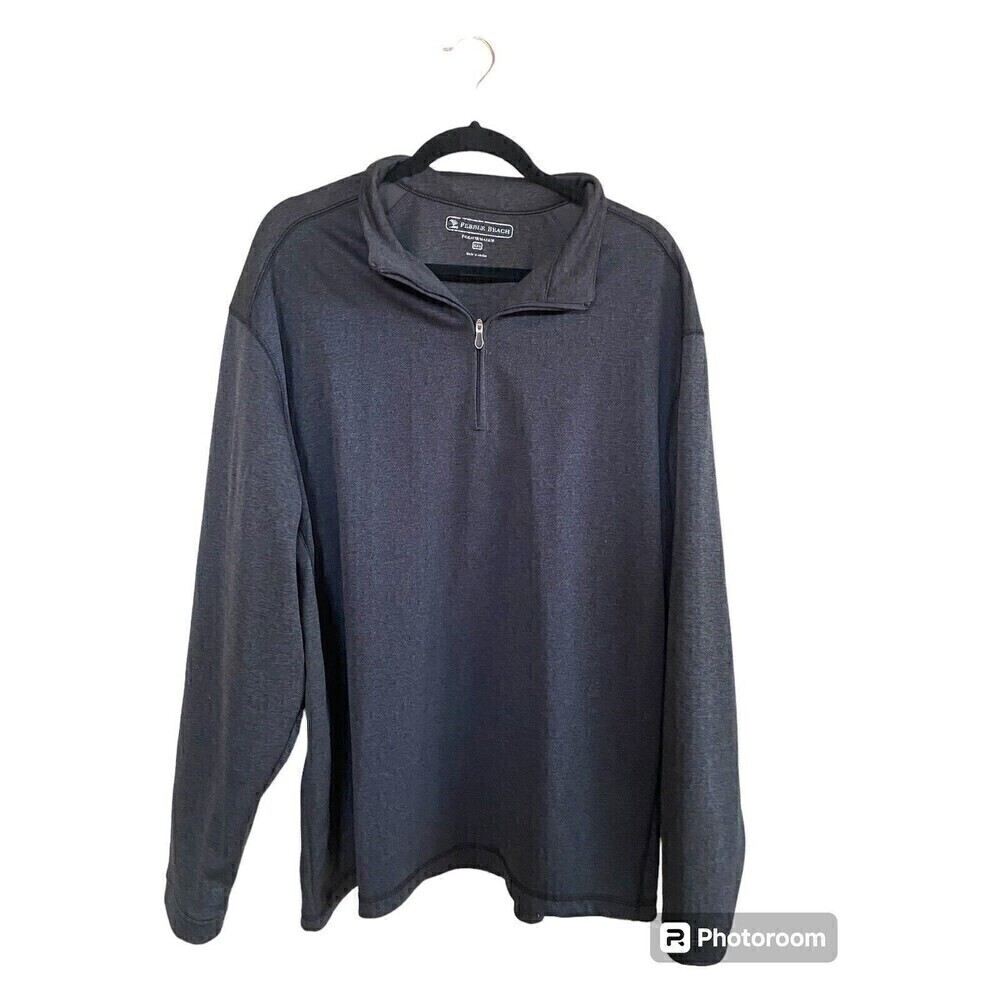 Pebble Beach Gray 1/4 Zip Golf Pullover XXL